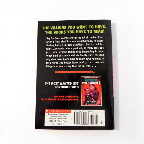 Goosebumps Most Wanted Planet of the Lawn Gnomes #1 and Frankenstein's Dog #4 PB - Picture 3 of 7